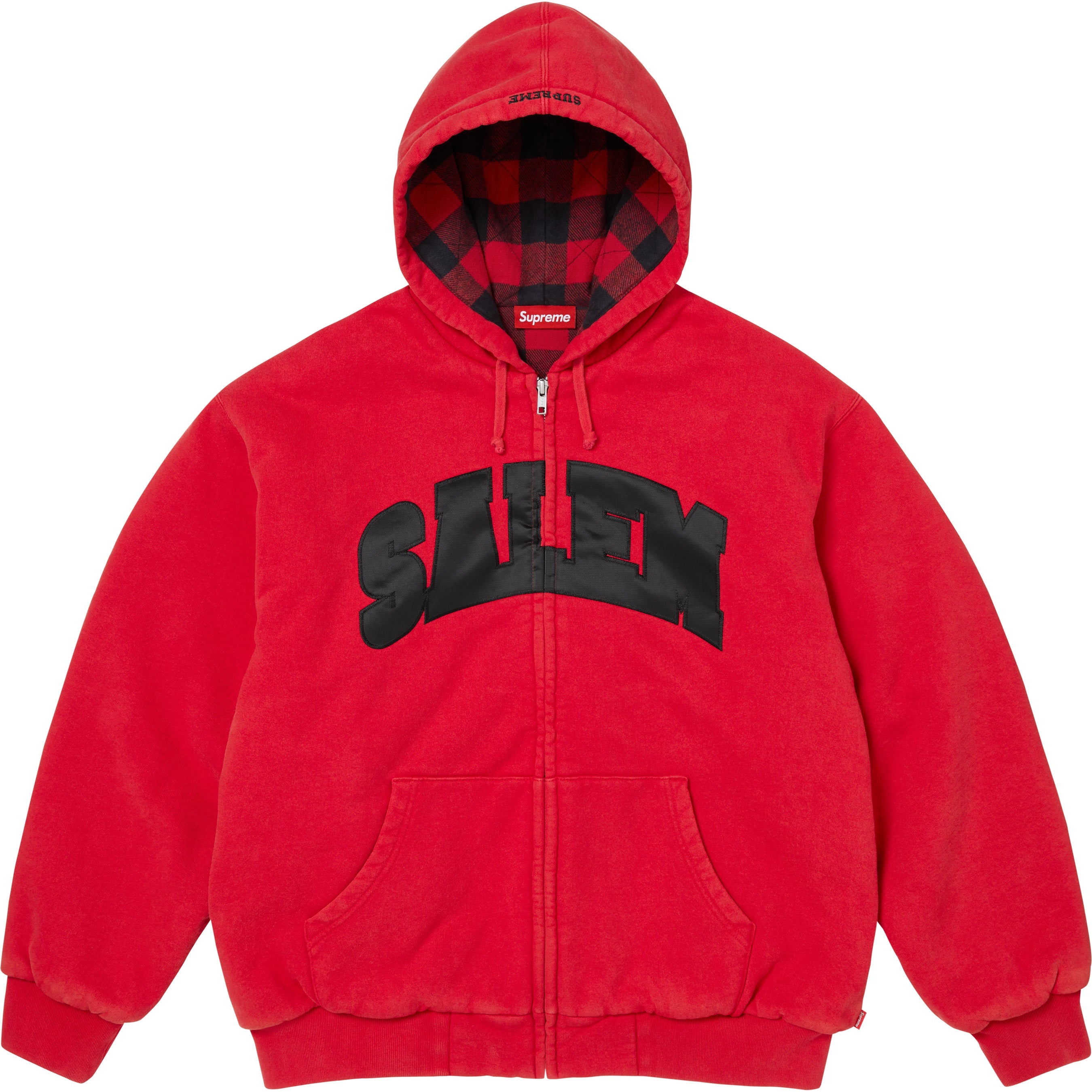 Supreme/SALEM Zip Up Hooded Sweatshirt view 3